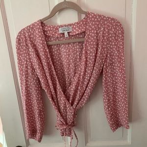 & Other Stories Wrap Blouse